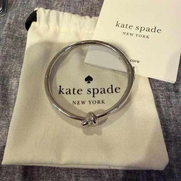 Kate Spade Silver Knot Bracelet - Picture 2 of 2